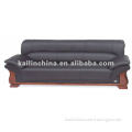 Hot selling modern design high quality black china factory price trade assurance customized leisurely latest office leather sofa